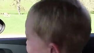 Baby couldn't stop laughing at an ostrich (5 Million views)