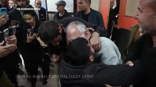 Israel releases 10 Palestinians detained from Gaza.