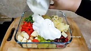 Russian Salad Recipe,,,How to Make Perfect Russian Salad Recipe ????????????