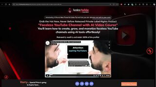 Faceless YouTube Channel with AI Review (PLR)