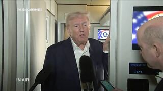 Trump says ‘I think I did well’ after annual physical and speaks on tariffs.