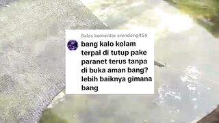 Cara pasang penutup kolam yang baik dan benar