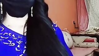 beautiful Arab ka Maharani hijabi Mariam tango open live show