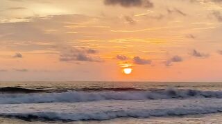 very beautiful sunset