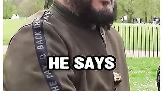 Christian Woman Throws The Bible Under The Bus _ Hashim _ Speakers Corner