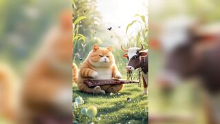 Funny AI Art Fails – Orange Cats Gone Wild!