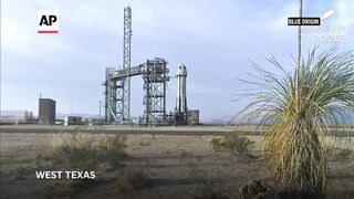 Blue Origin launches Katy Perry, Gayle King and celebrity crew to space.