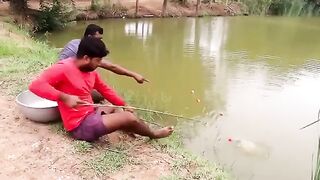 Pond Fishing & Catching