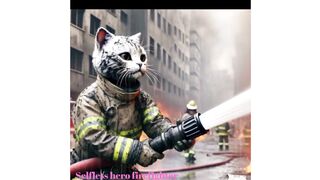 Selfless hero firefighter