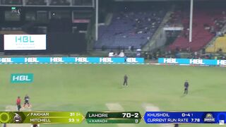 Fakhar Zaman’s 3️⃣ Monster Sixes Rock the Over - Karachi Kings vs Lahore Qalandars - M6 - HBL PSL X