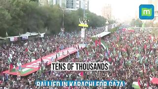 Thousands Rally in Pakistan’s Karachi to Support Palestinians in Gaza