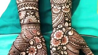 Special wedding full mehndi design full hand