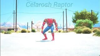 Spider-Man Team vs Venom Team EPIC City Battle | GTA V Superhero Fight by Celarosh Raptor