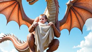 Dragon Fly With baby