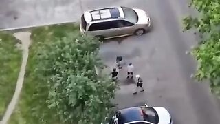 Kids are playing