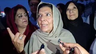 Imran Khan's Sister Aleema Khan Hard Media Talk outside Adiyala Jail