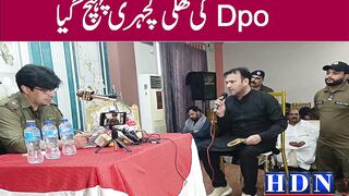A mute youth reached the open court of the DPO to olice officer.