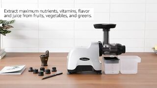 Omega Compact Slow Speed Multi-Purpose Nutrition System Juicer