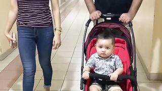 Ali going for shopping with mommy and papa