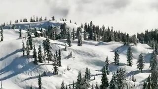 Snow covered mountain