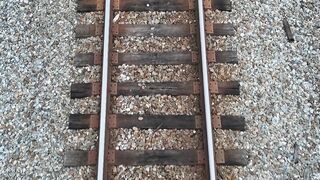 Stones on Railway Track
