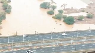 Raining in Madinah