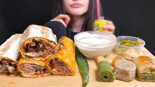 ASMR TURKISH FOOD MUKBANG (NO TALKING)