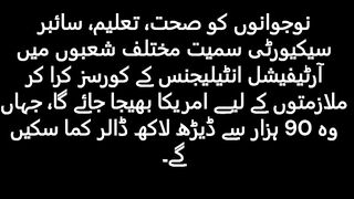 Pakistani students to America after completing courses with a monthly income of 150,000 dollars