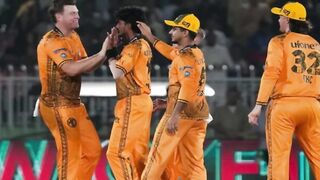 Peshawar Zalmi's Ali Raza's four wickets turned the tide of the match