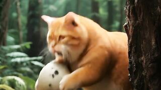 Cat create food