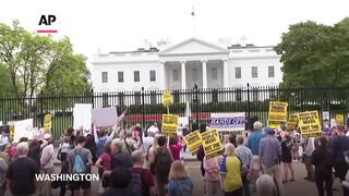 Anti-Trump protests in New York, Washington and cities across the US.