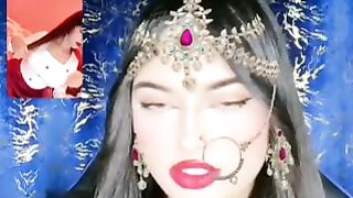 Qatar beautiful queen Vs indian boy live show