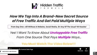 Hidden Traffic Formula Review: Get Free Traffic Fast?