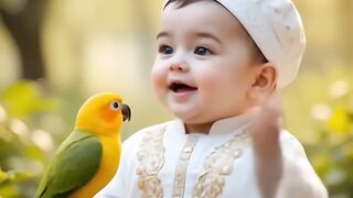 baby boy reciting