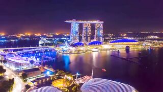 Drone view in Singapore. Wonderful Singapore ????