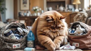 POOR Kitten Finds HELP From UNEXPECTED Brown Cat Friend!