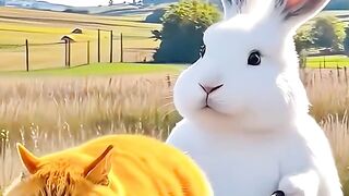 very hungry rabbit