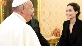 Pope Francis' connection to Hollywood included meetings with Mark Wahlberg and Angelina Jolie