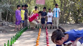 cute boy funny game play