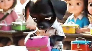 Poor_Puppy_s_lunchbox_was_empty,_then_the_good_kids_at_school_prepared_a_surprise_for_him_