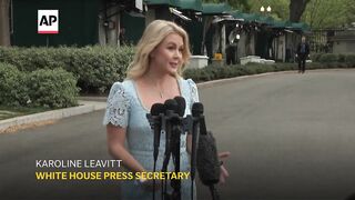 Karoline Leavitt responds to questions about Pope Francis and Pete Hegseth.