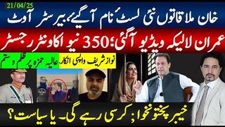 خان ملاقاتوں کی نئی لسٹ نئے نام، بیرسٹر آوٹ، عمران لالیکا کی ویڈیو، کرسی یا سیاست.