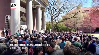 Harvard sues Trump administration to block $2 billion federal grant freeze.