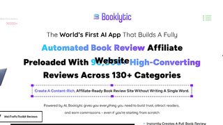 Booklytic Review: Finally… a book affiliate site that builds itself