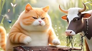 Cat and cow
