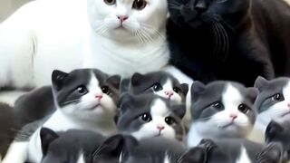 "Brand New Paw-renting Moments! ????????????✨ #NewCatMom"cat videos