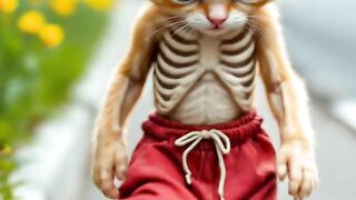Please subscribe to my cat video and stay with me.