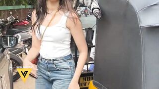 -Krithi Shetty and Shriya Saran Snapped in the City