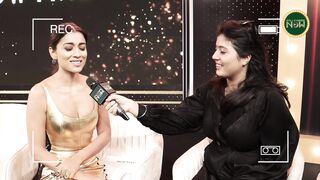 shriya hot in gold dress