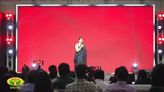 Nayanthara in black transparent saree 1